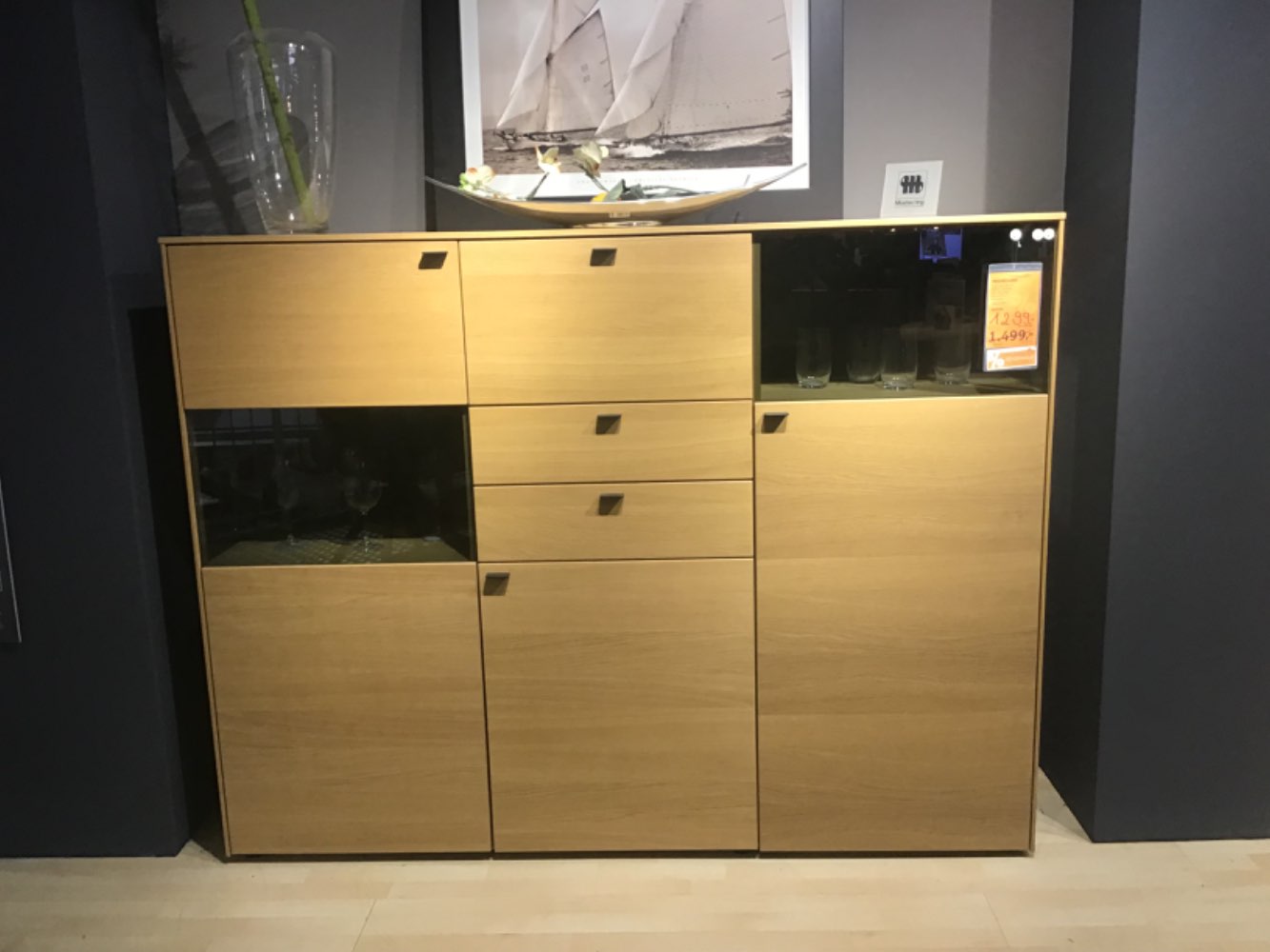 Möbel, Wohnzimmer, Highboard