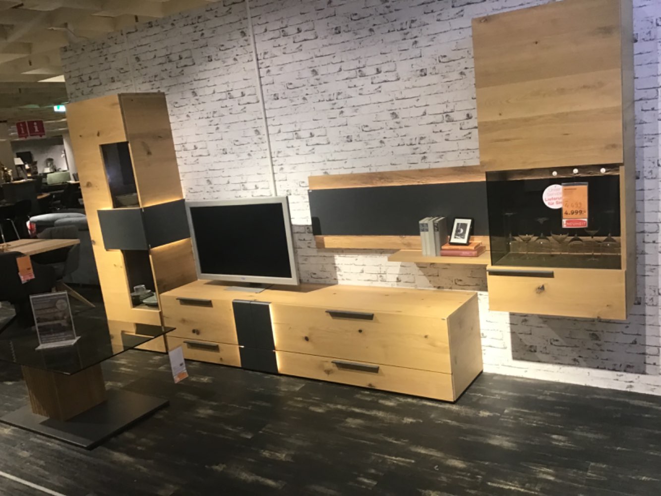 Möbel, Wohnzimmer, Wohnwand