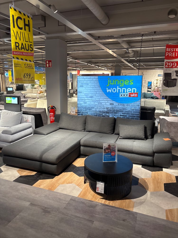 Möbel, Ecksofa, Anthrazit, XXXLutz