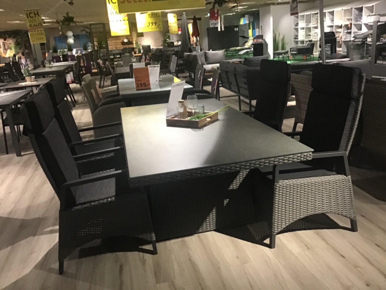 Möbel, Gartenmöbel, Gartenmöbelset