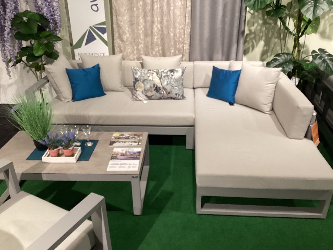 Möbel Sailon Lounge Willis Rechts 110x60x36cm Hellgrau XXXLutz