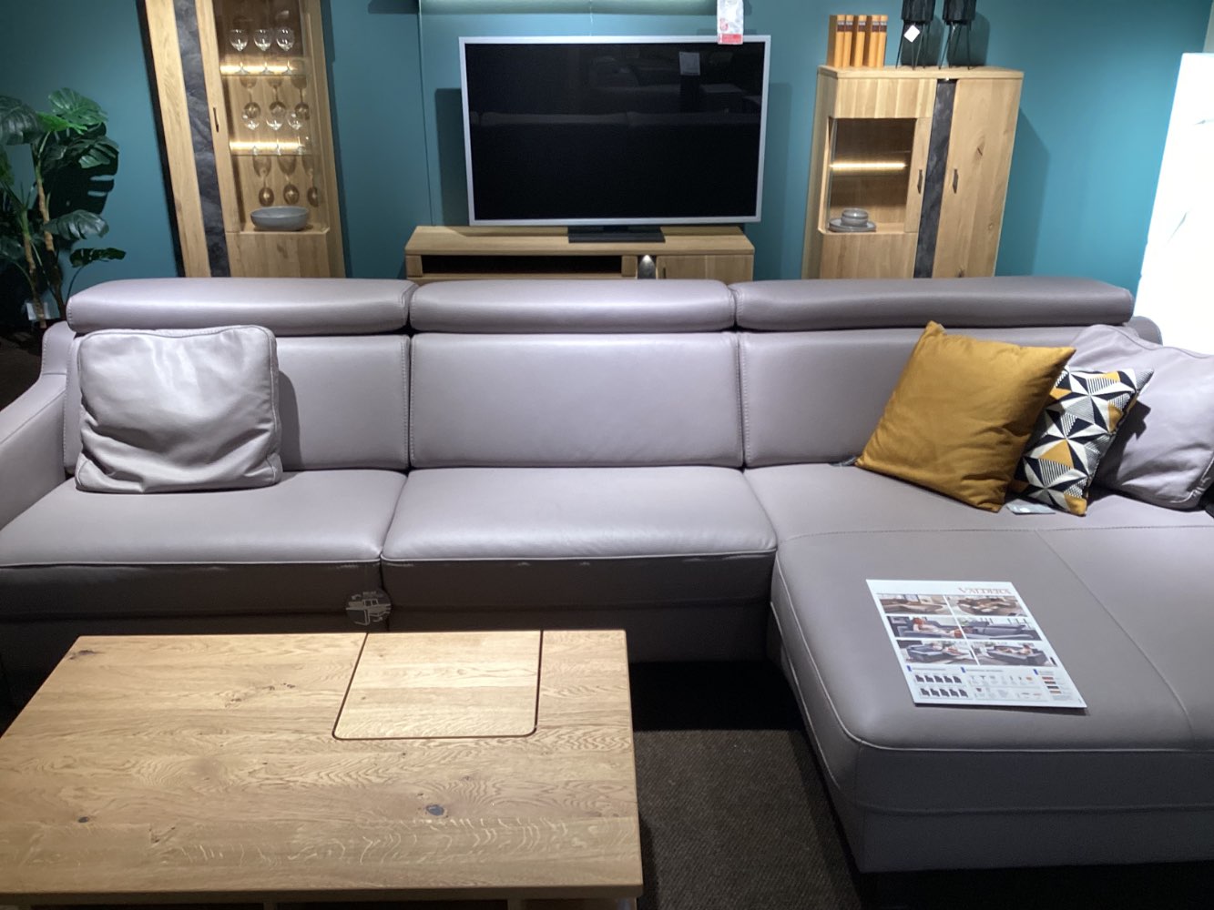 Möbel Valdera Ecksofa System Comfort Plus 321x176cm Leder XXXLutz