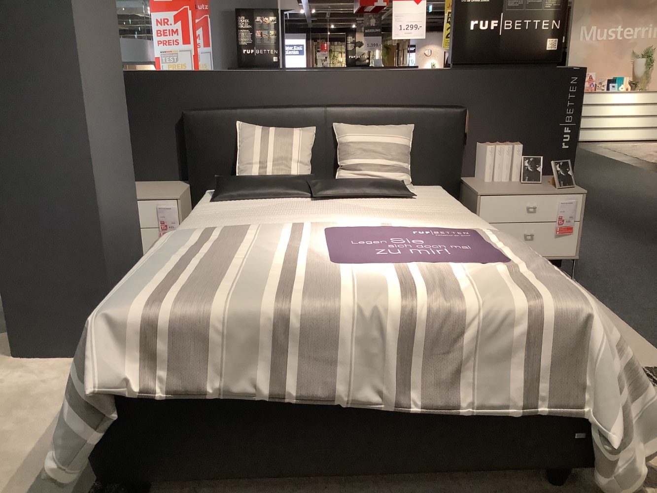 Polsterbett Ruf XXXLutz Heilbronn Schlafzimmerabteilung