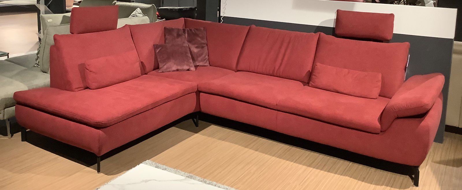 Rundecke Troyes/Stoff bordeaux