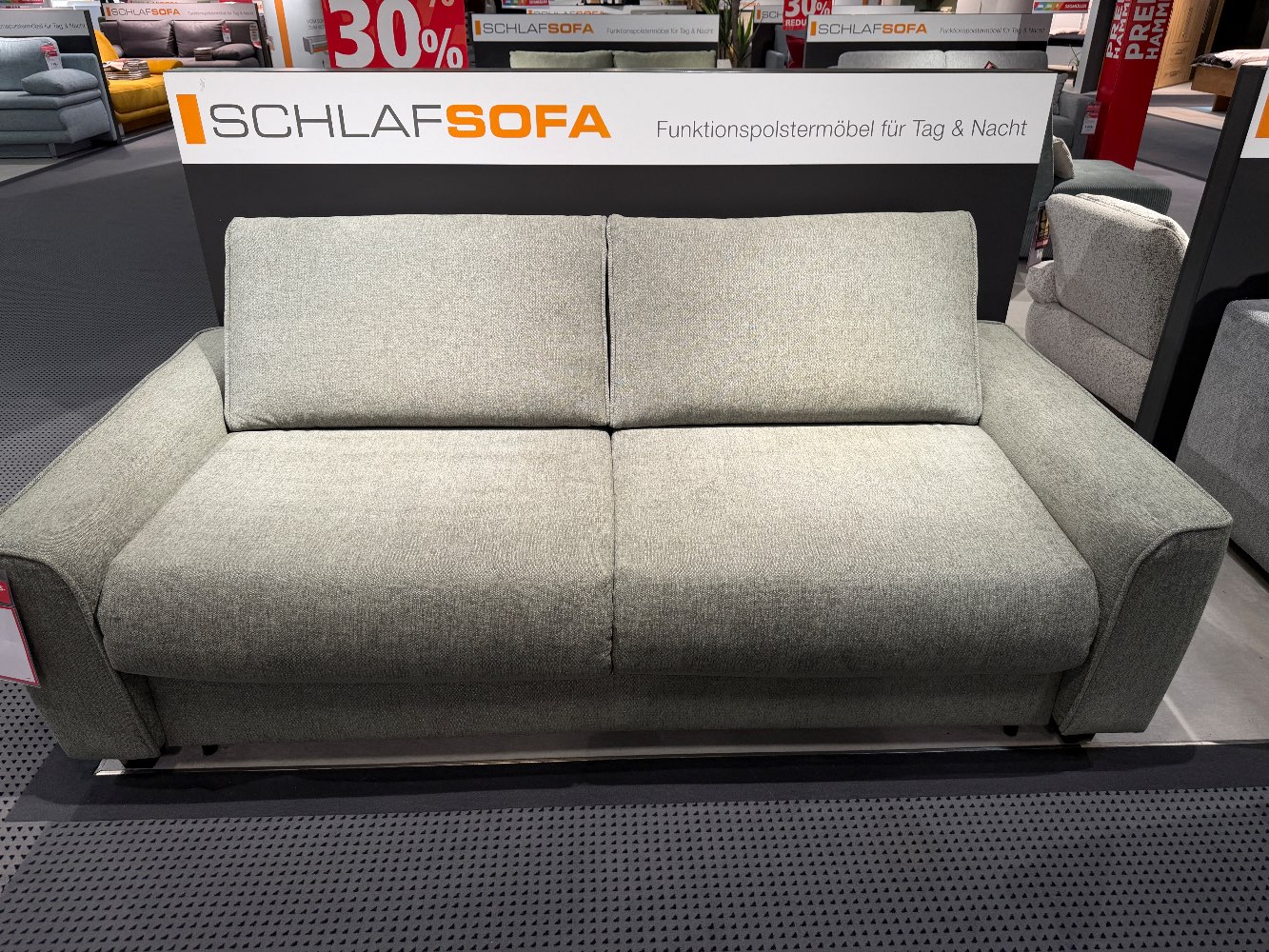 Ausstellungsstück Schlafsofa Monza | Möbel SEGMÜLLER