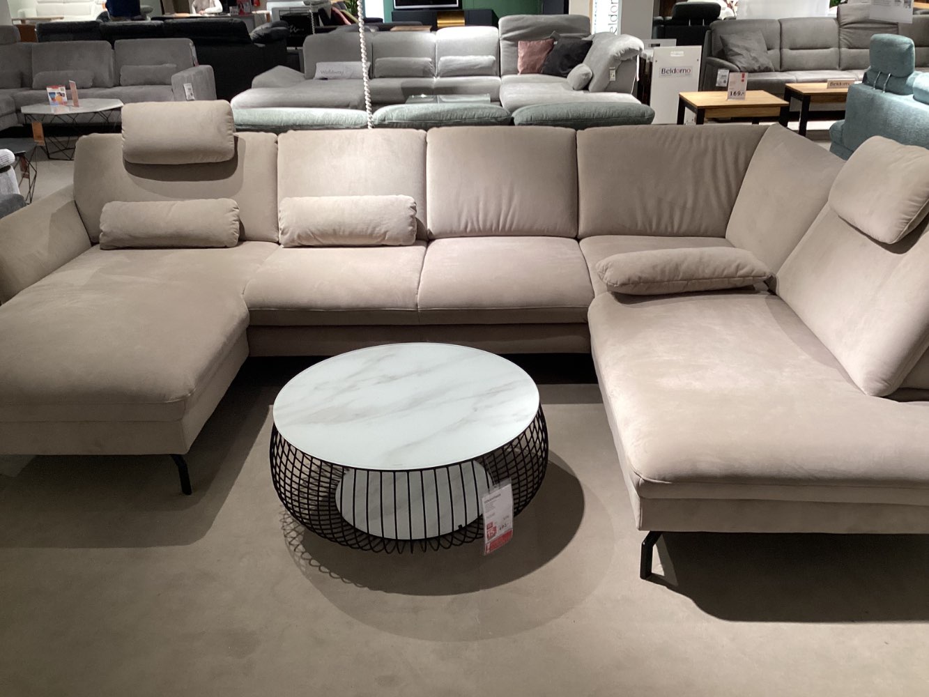 Möbel Beldomo Wohnlandschaft Wiesbaden 179x335x220cm Braun XXXLut