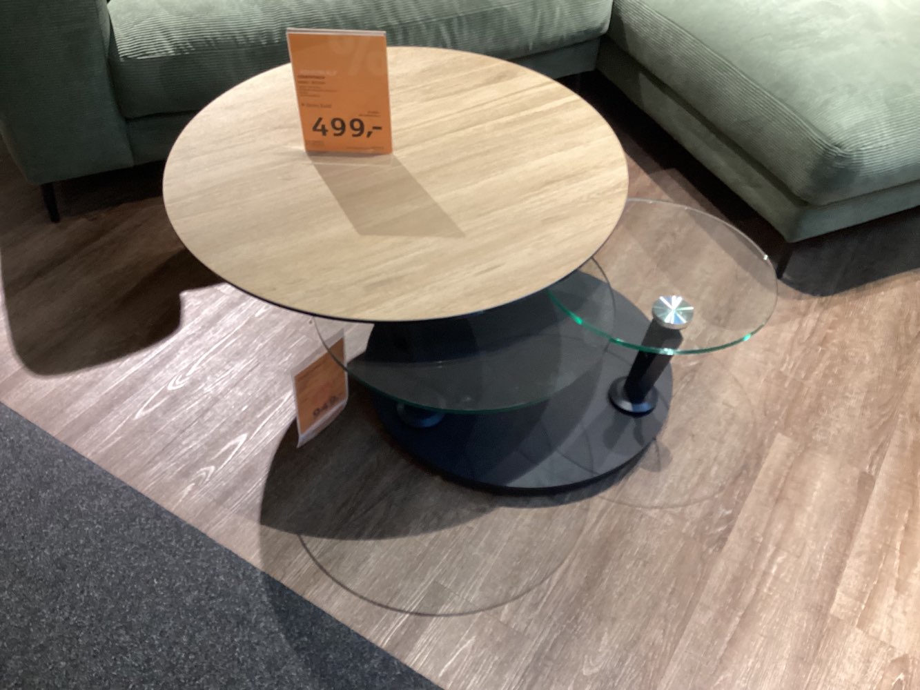 Möbel Dieter Knoll Couchtisch Rennes 77x77x43cm Eiche XXXLutz