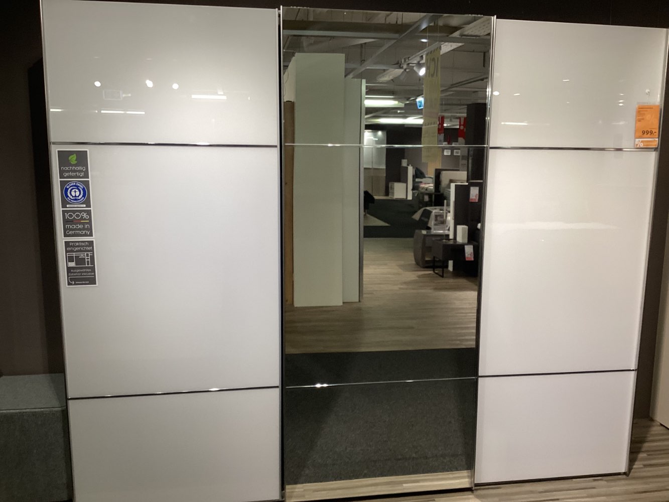 Möbel Rauch Schwebetürenschrank Covalo 271x223x68cm Weiß XXXLutz