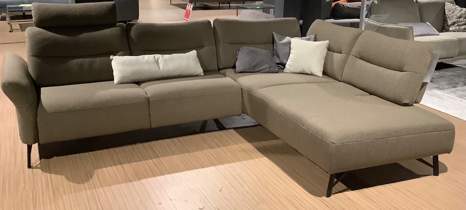 Ecksofa/Stoffbezug tundra