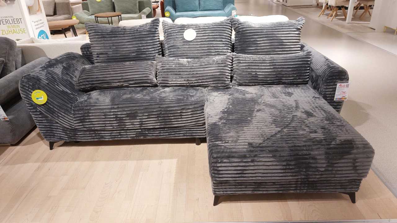 Verwandlungsecke, Cord, grau