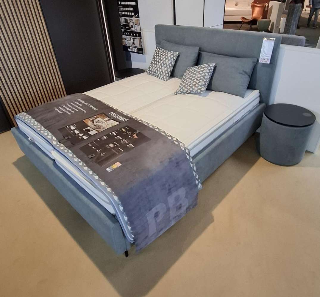 Polsterbett Lgfl.160×200 cm inkl. Matratzen ohne Konsolen