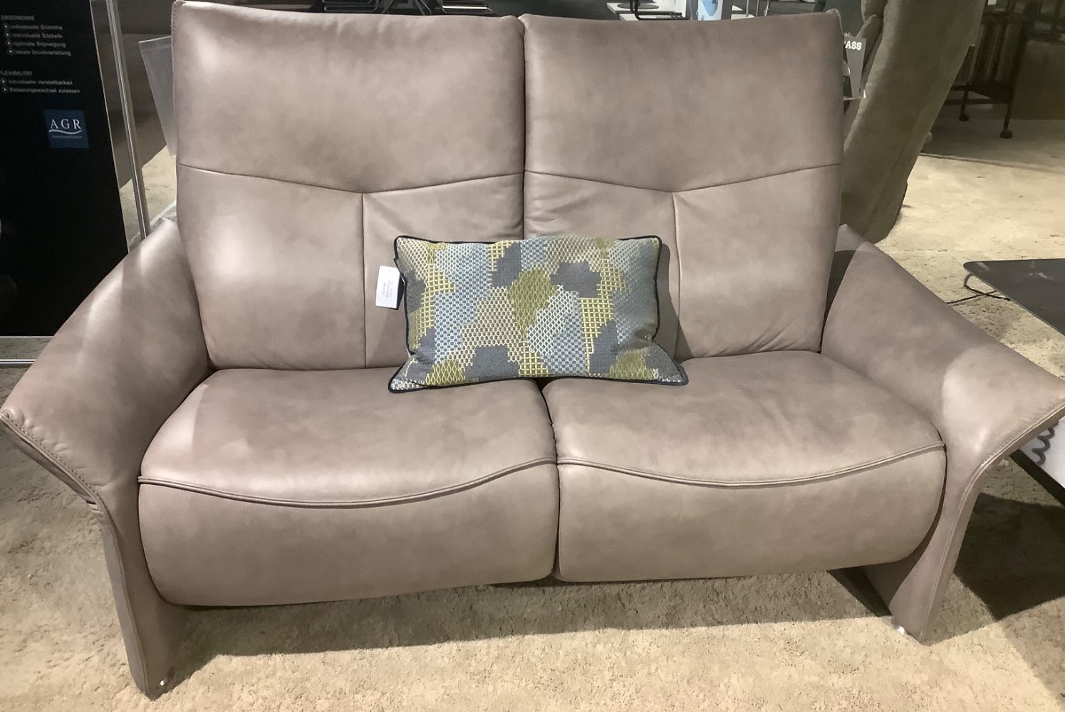 Garnitur/Lederbezug fango