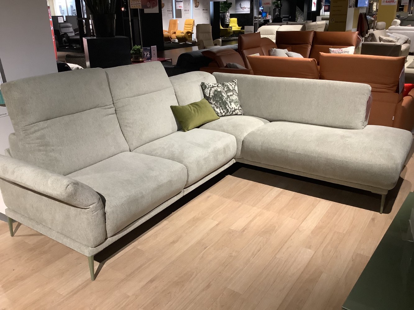 Rundecke / Stoffbezug sage