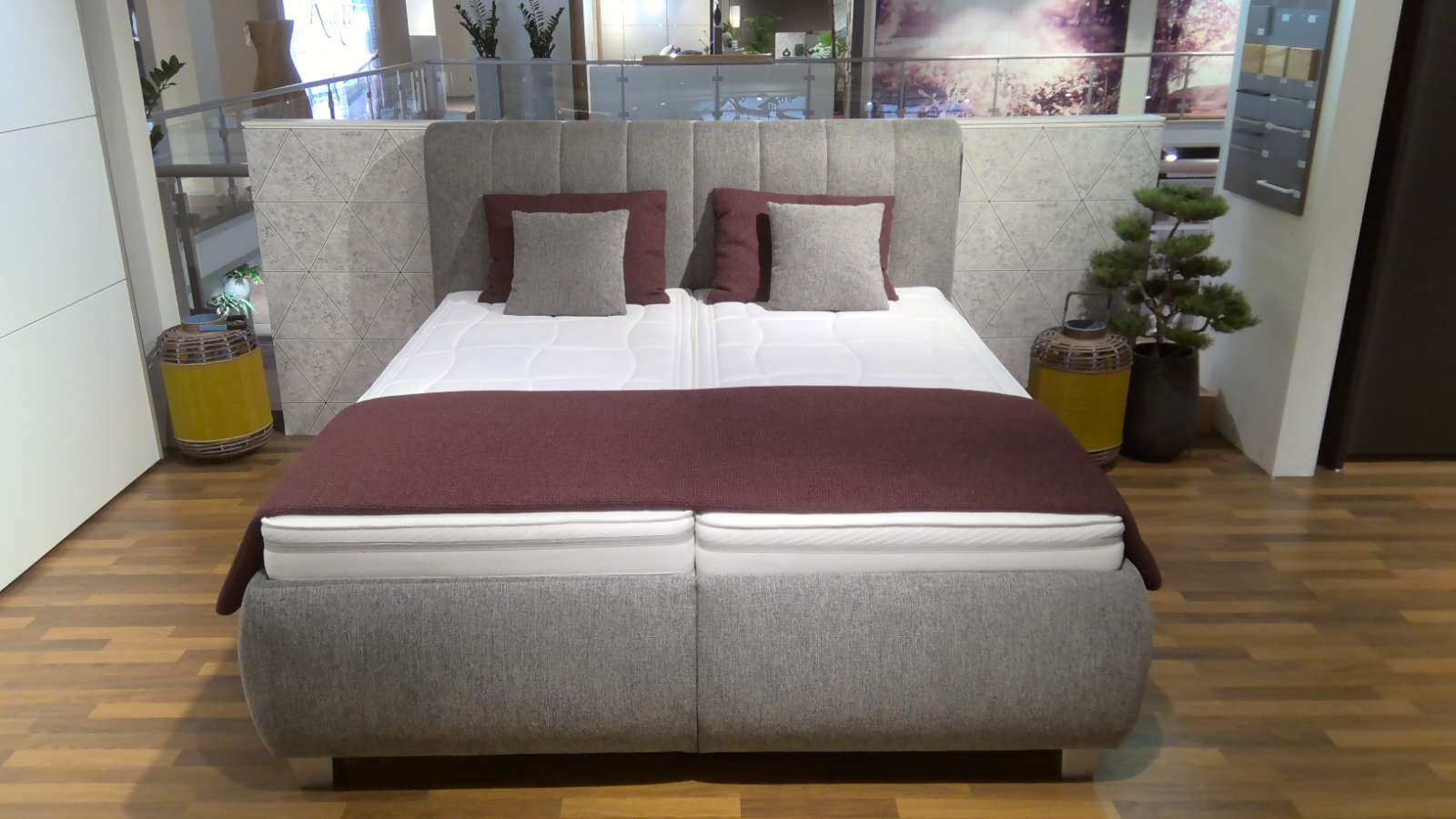 Oschmann Polsterbett Messina, ca. 180×200 cm