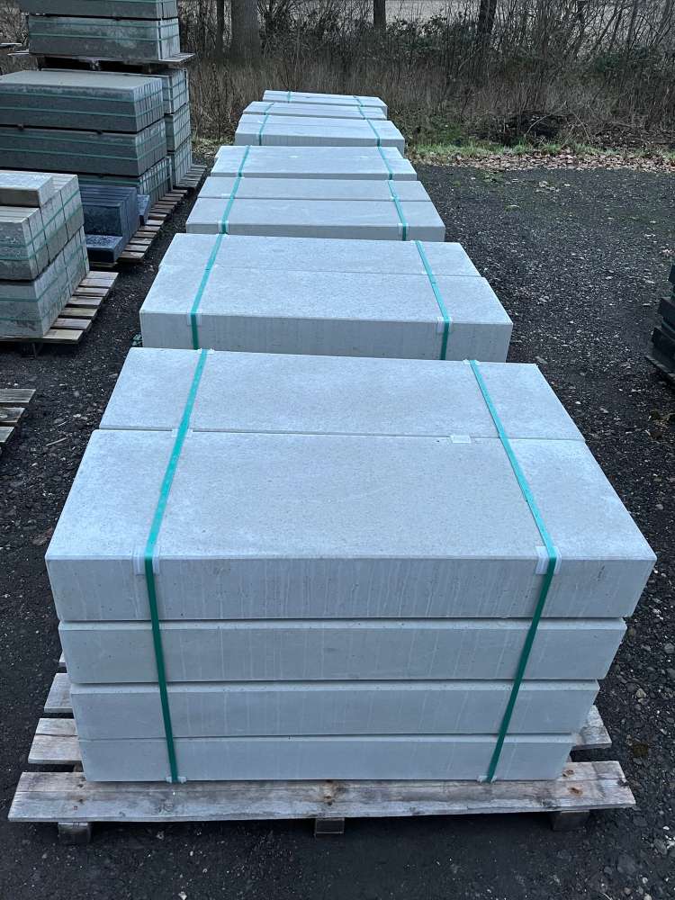 BE Blockstufen grau, 15 x 35 x 100cm, SVB-Beton, Sonderposten