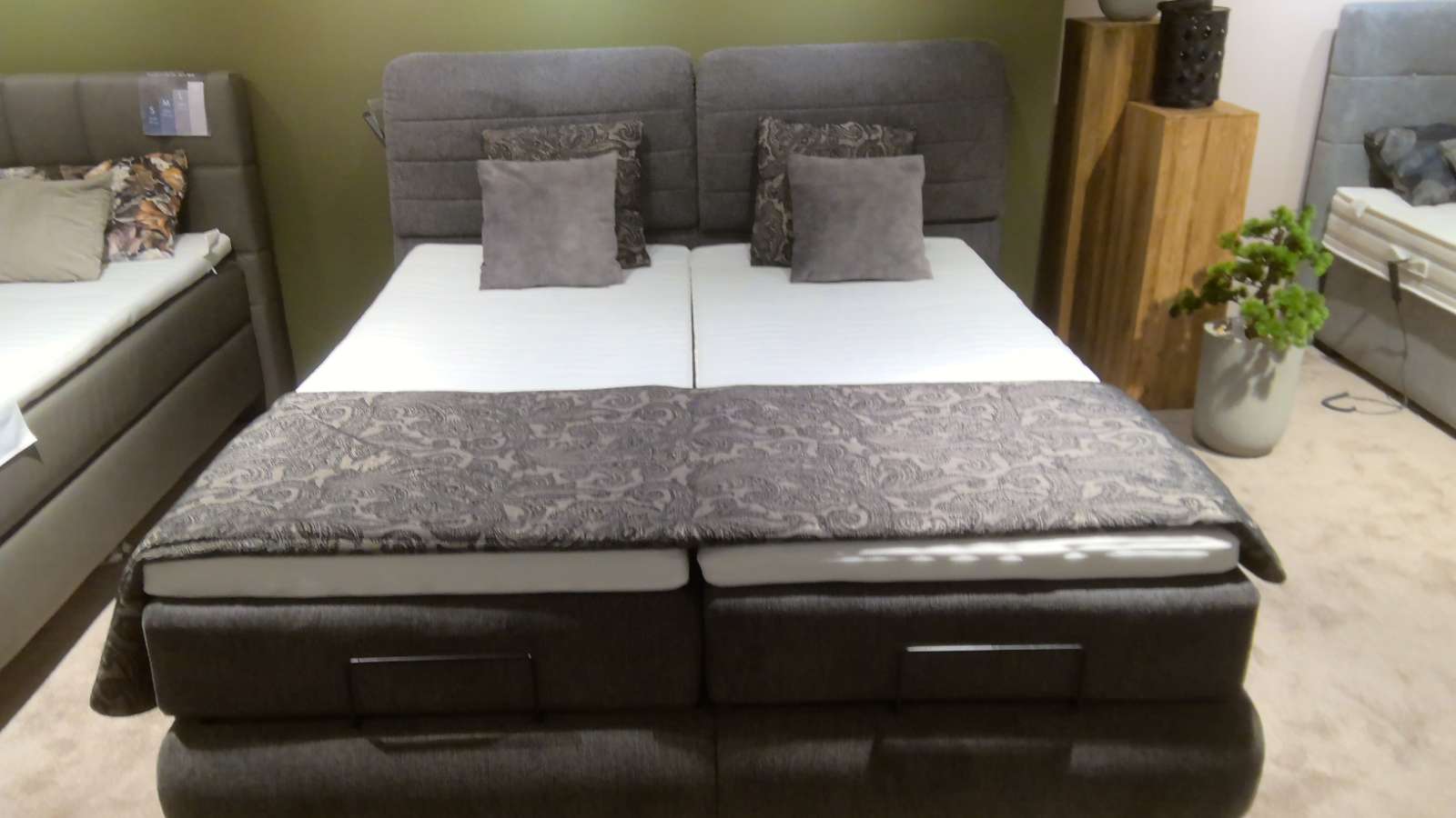 Oschmann Boxspringbett OC-BX21015, mit Motor, ca. 180×200 cm