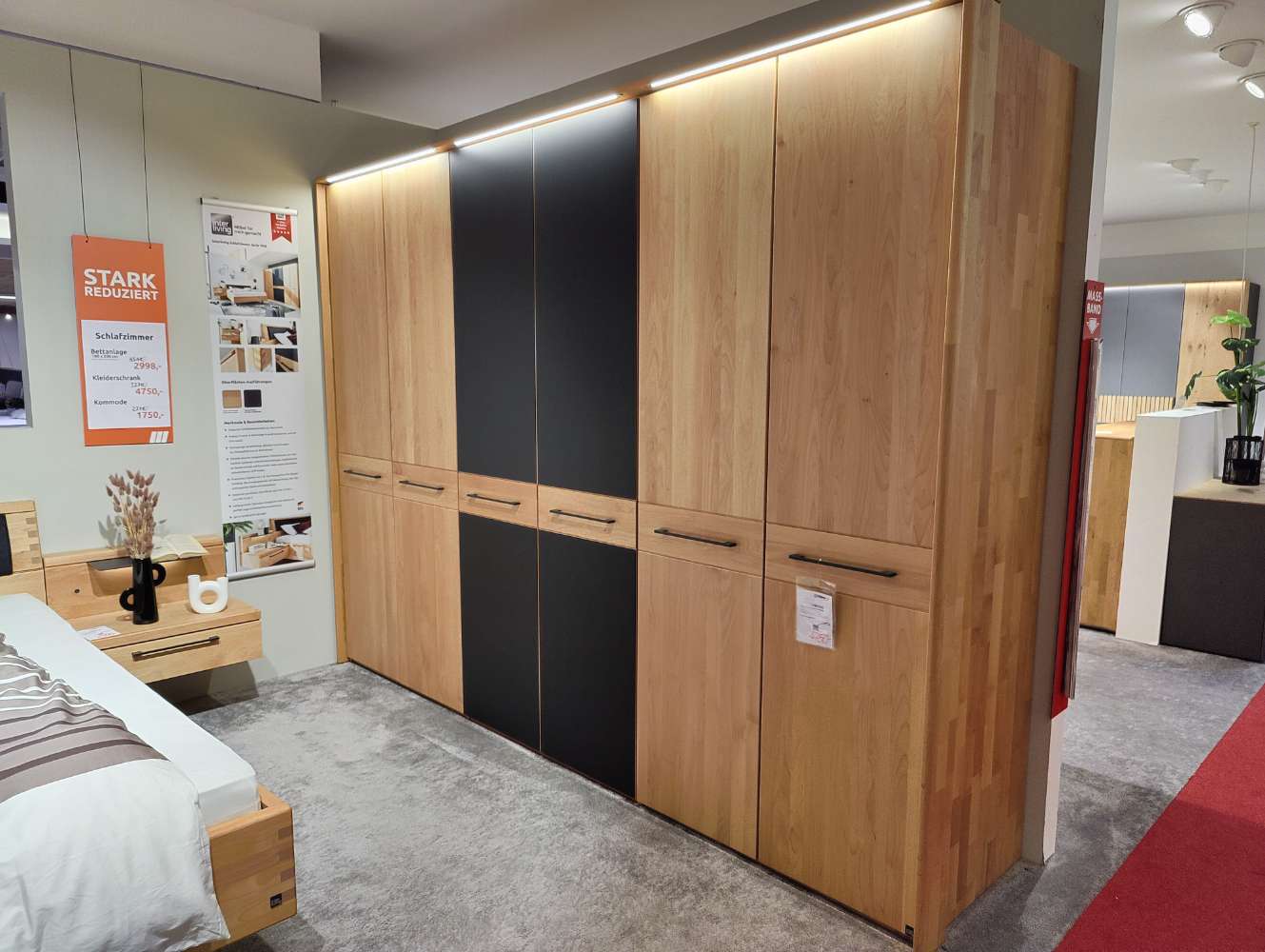 Kleiderschrank – Erle – Massiv – B 312 – Interliving 1028