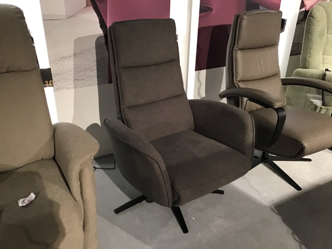 Relaxsessel mechanische Verstellung Farbe braun