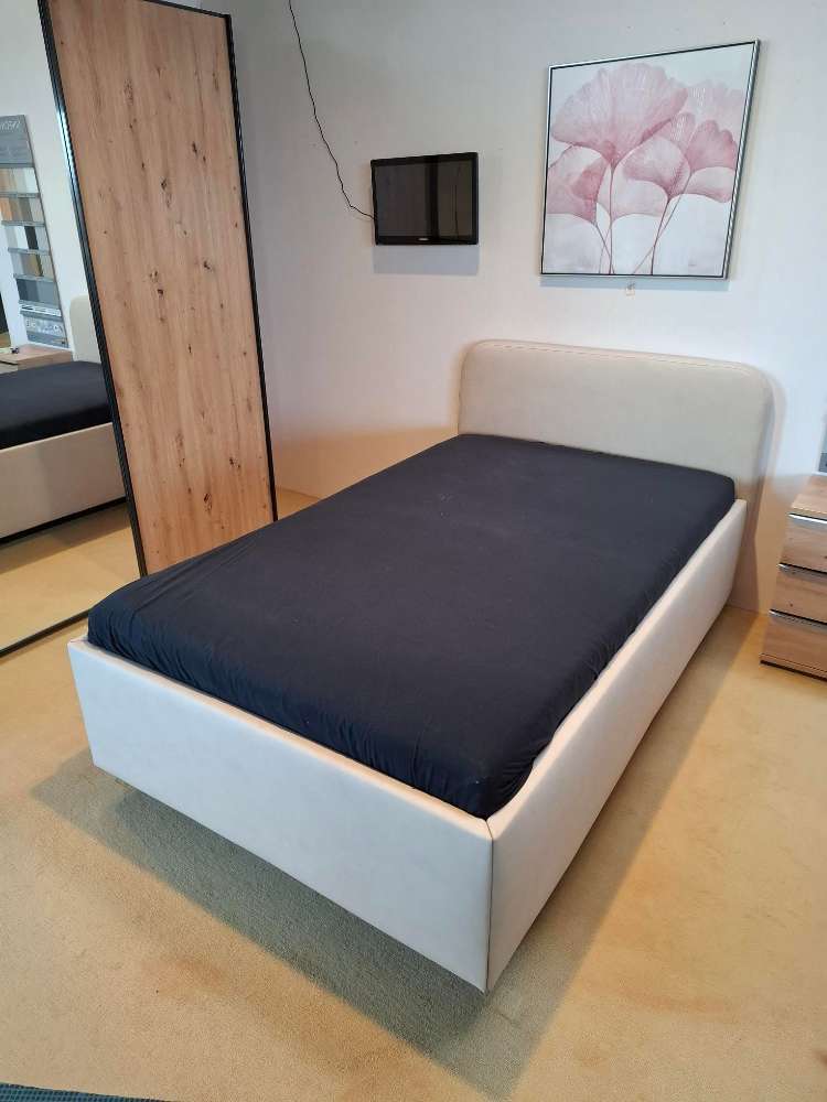 Polsterbett Lgfl.120×200 cm mit Stauraum ohne Matratze