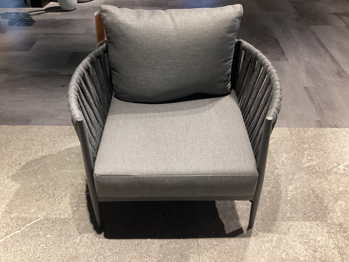 Gartenmöbel, Loungesessel amalio, 91x68x81, Anthrazit