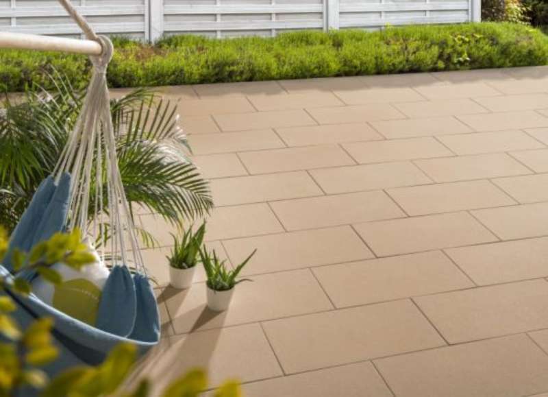 Vios Platten 80x40x3,8 cm beige feingestrahlt (Restposten)