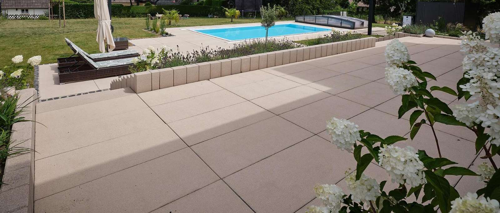 Vios 100x50x5,5 cm beige feingestrahlt (Restposten)