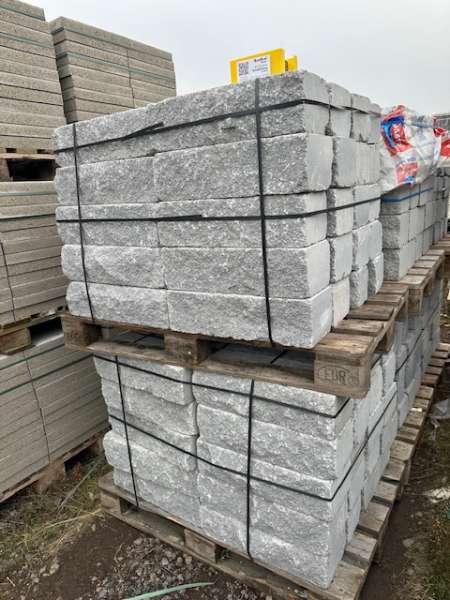 JASTO Rustikalmauer 50x18x14 cm Kristall Grau (2.Wahl)