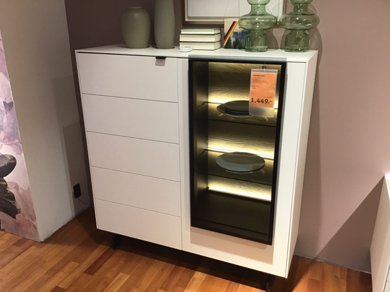 Highboard Q-Media Musterring