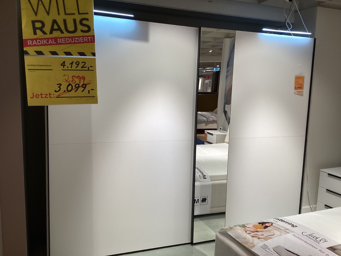 Möbel Nolte Schwebetürenschrank XS 01 280x223x69cm Weiß XXXLutz