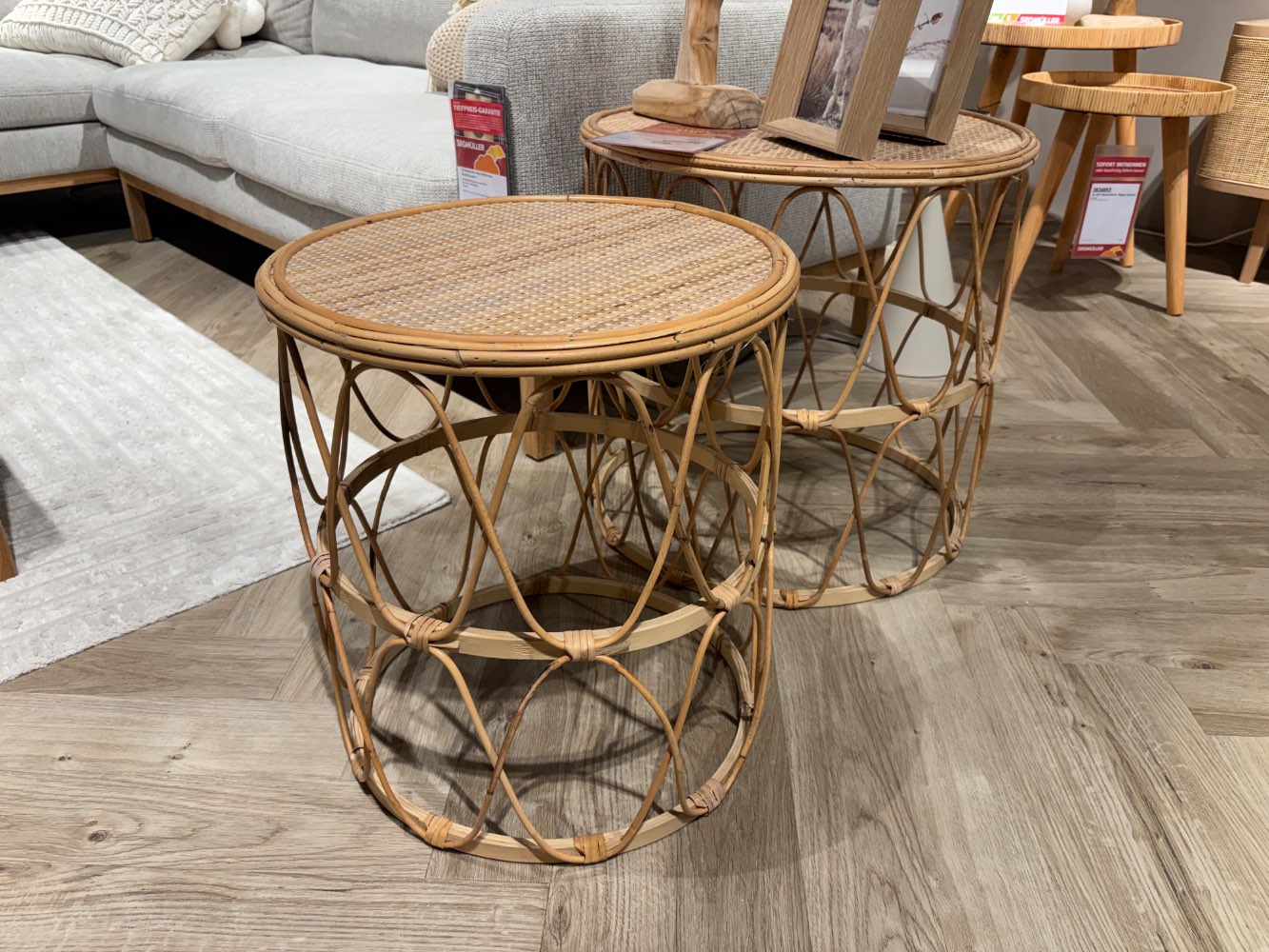 Beistelltisch 2er Set „Welle“ von Jolipa