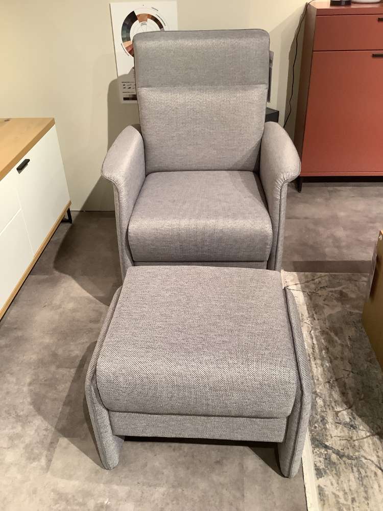 Sessel mit Hocker Wemafa