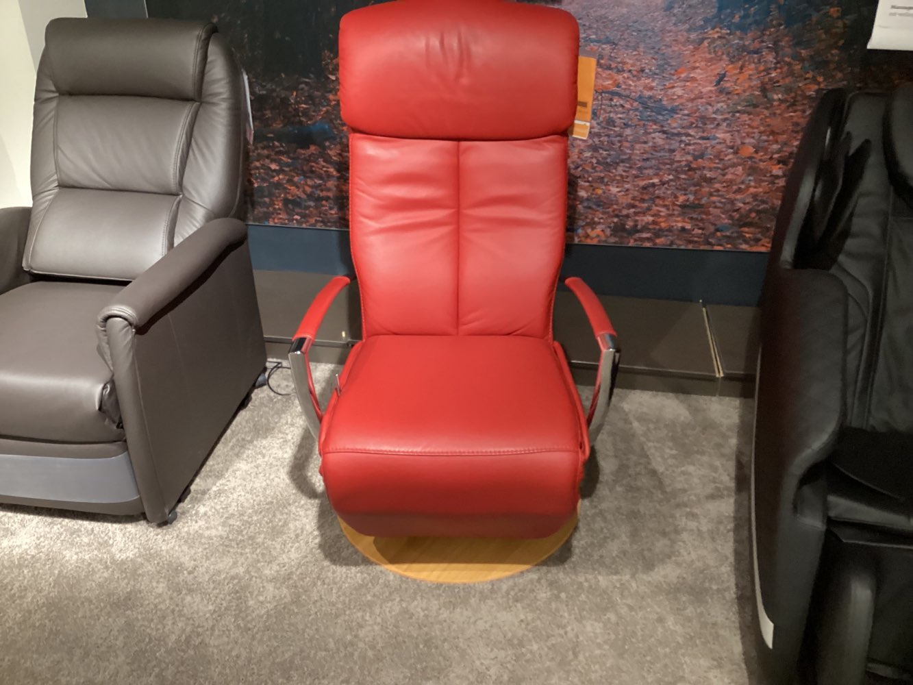 Möbel Cantus Relaxsessel Ergoline Style Leder Rot XXXLutz