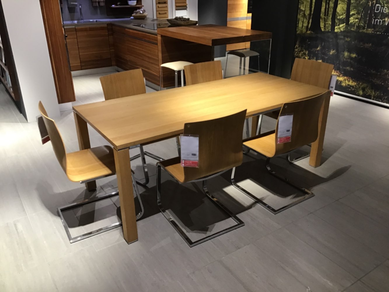 Möbel Tischgruppe Team 7 Eiche Weissöl XXXLutz Hirschaid