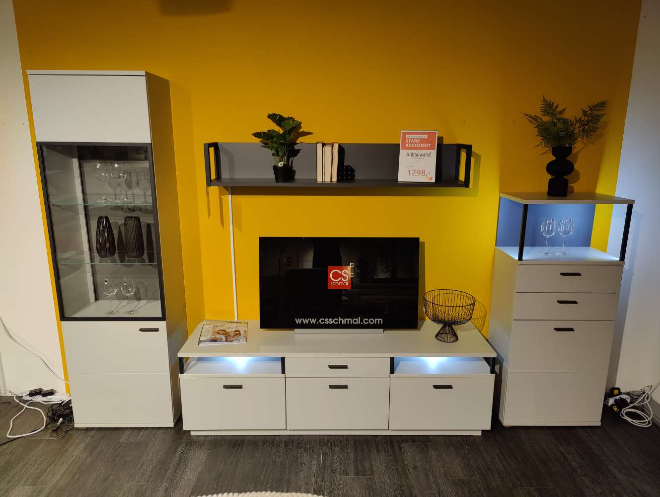 Wohnwand – Wohnkombination – inkl. Beleuchtung