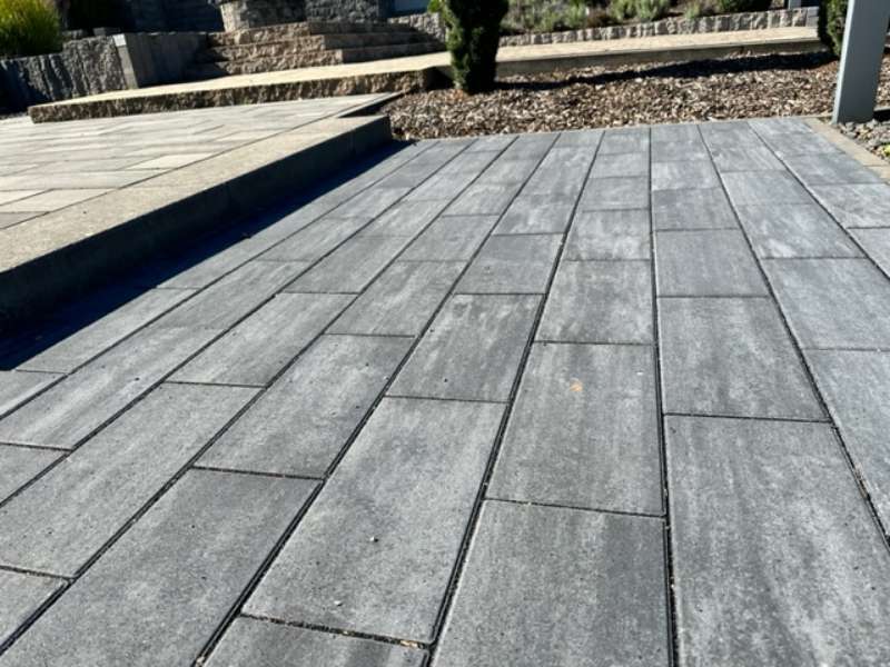 Ascona Rechteckpflaster 40x20x8 cm saphirschwarz (2.Wahl)