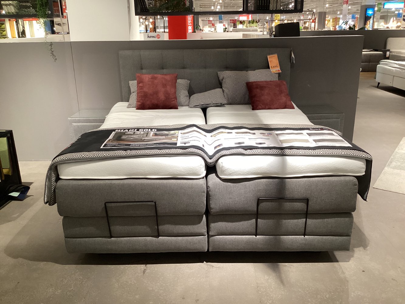 Boxspringbett Miami Gold