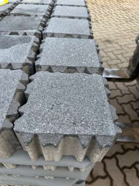 Vajo ÖKO Pflaster Platindunkel  20x20x10 cm (Restposten)