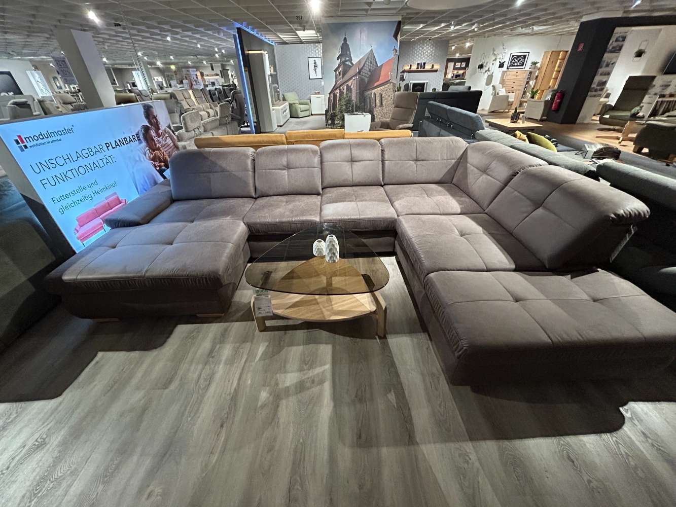 Garnitur mit Sitztiefenverstellung