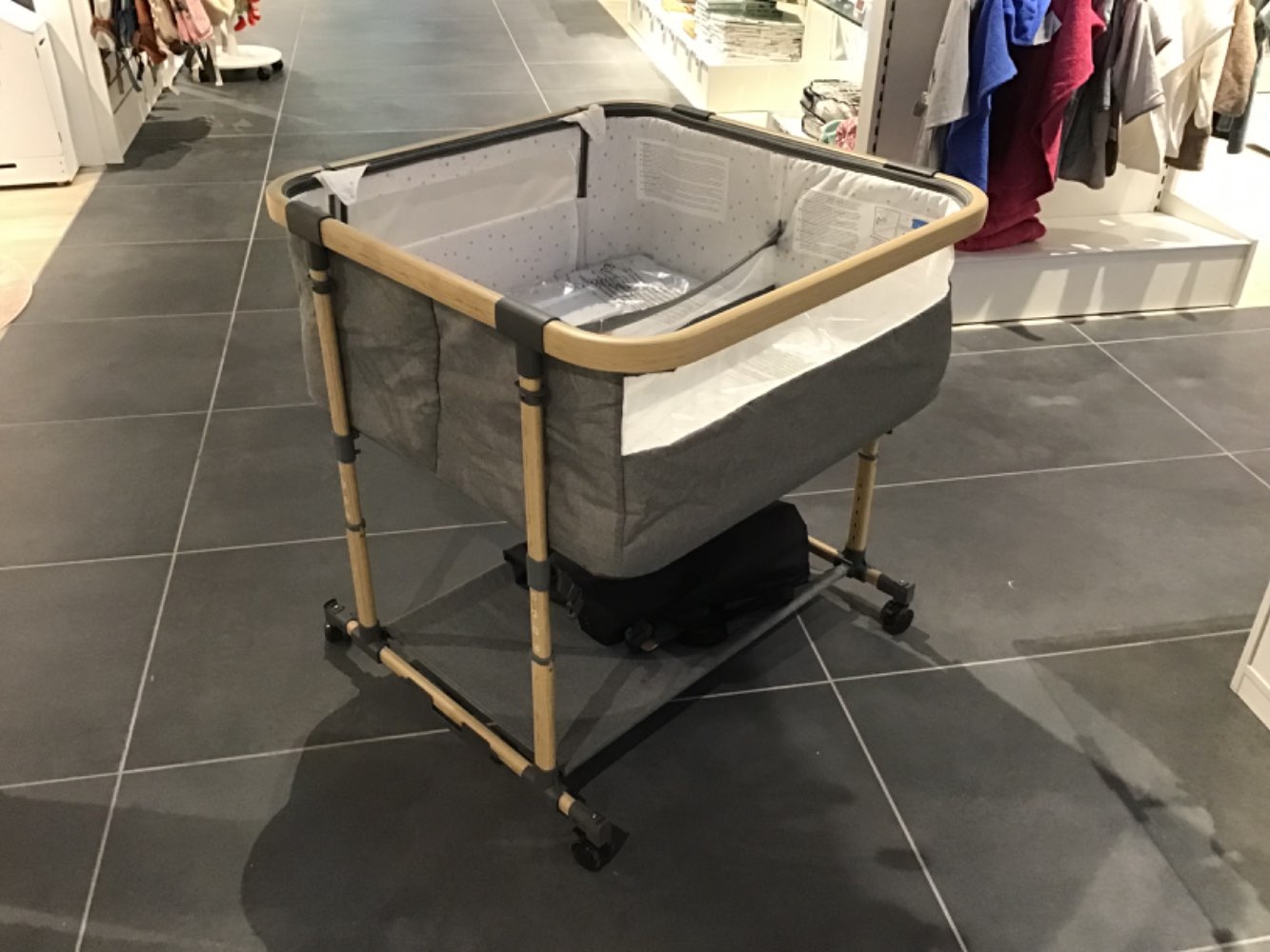 XXXLutz Ausstellungsstück Möbel Beistellbett Twin grau