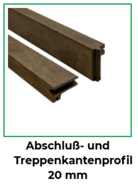 Treppenkantenprofil Bamboo, Restposten, GVM, neu