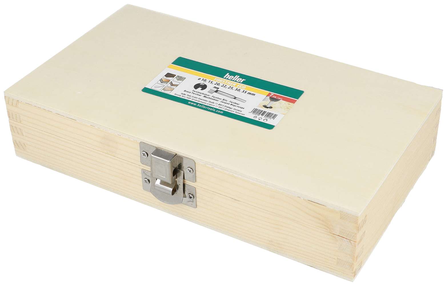 Heller Holz Schlangenbohrer Set 7 tlg.