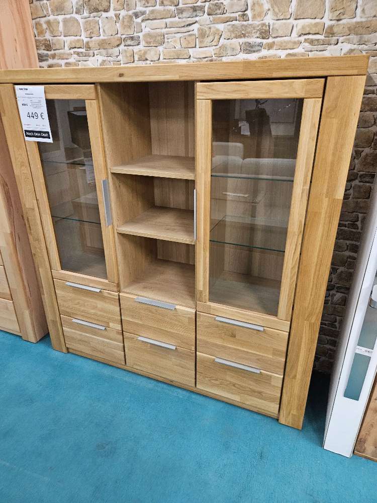 Highboard Zara Massivholzfront Eiche statt 899€