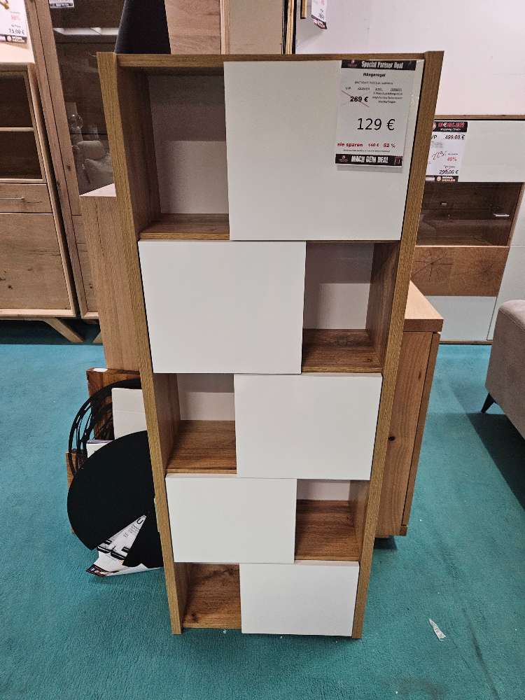 Hängeregal  Weiß Eiche statt 269€