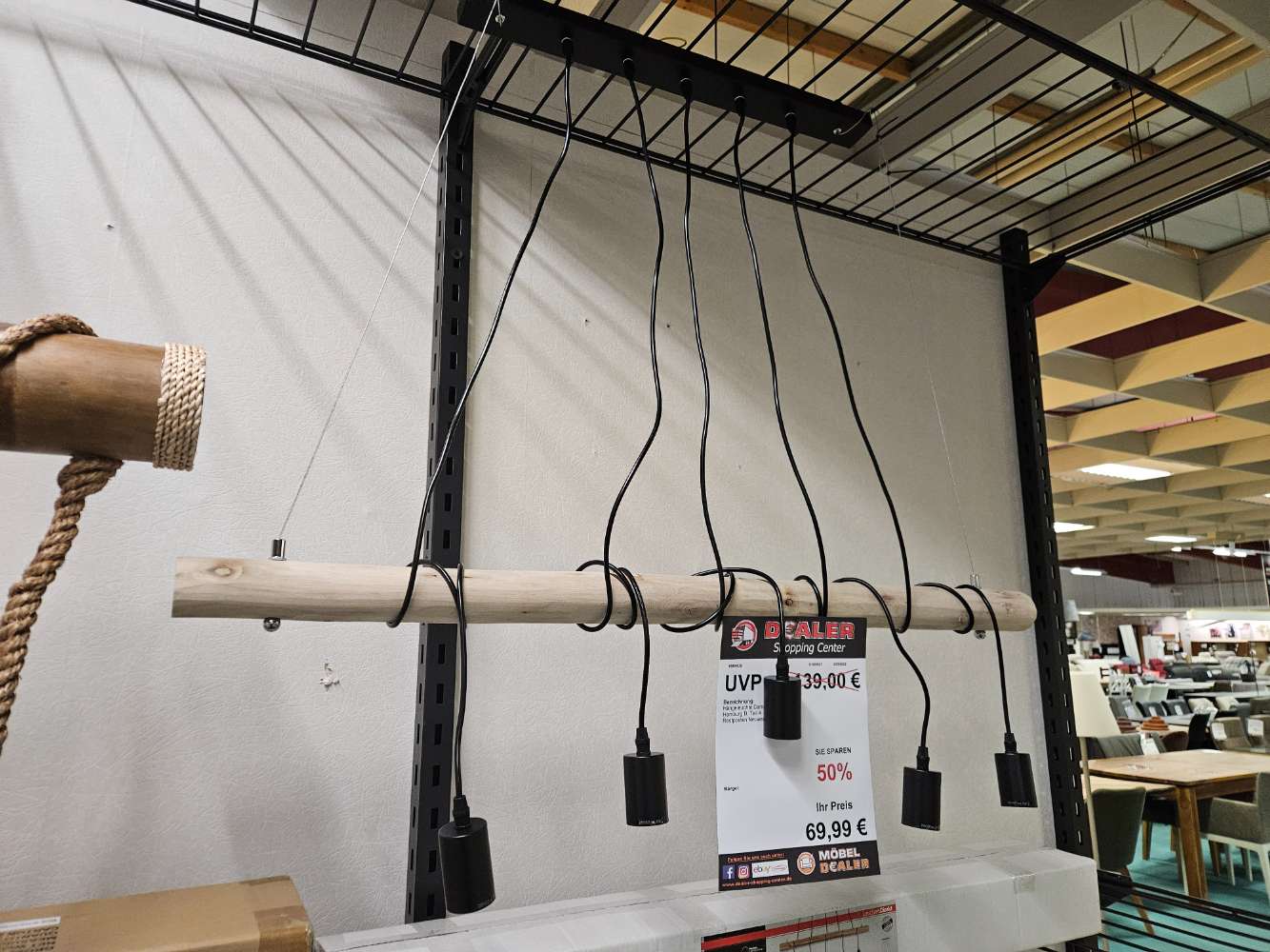 Hängeleuchte Damian 5-flg statt 139€