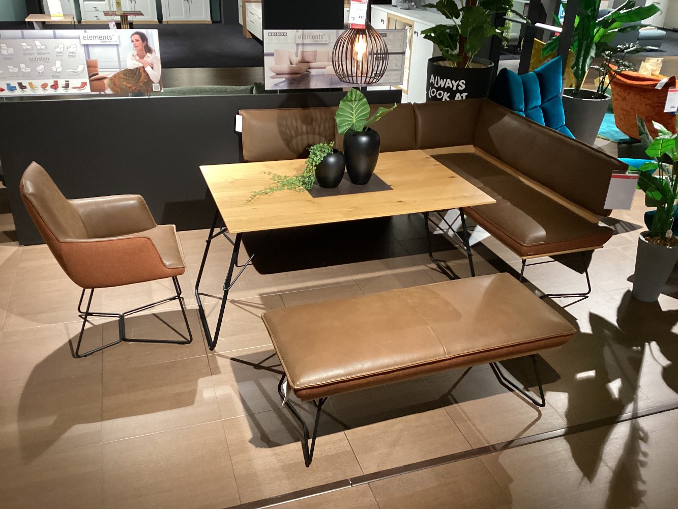 Eckbankgruppe „DS2“, Orig. Koinor, inkl. Tisch