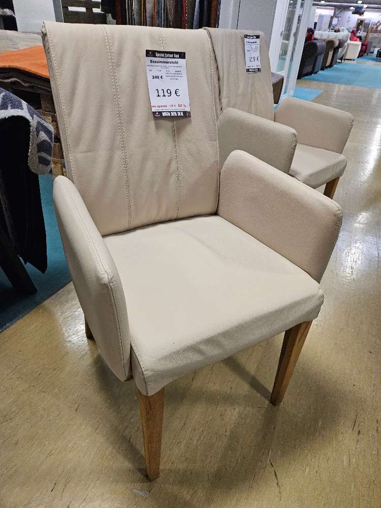 Esszimmerstuhl Leder Beige statt 249€