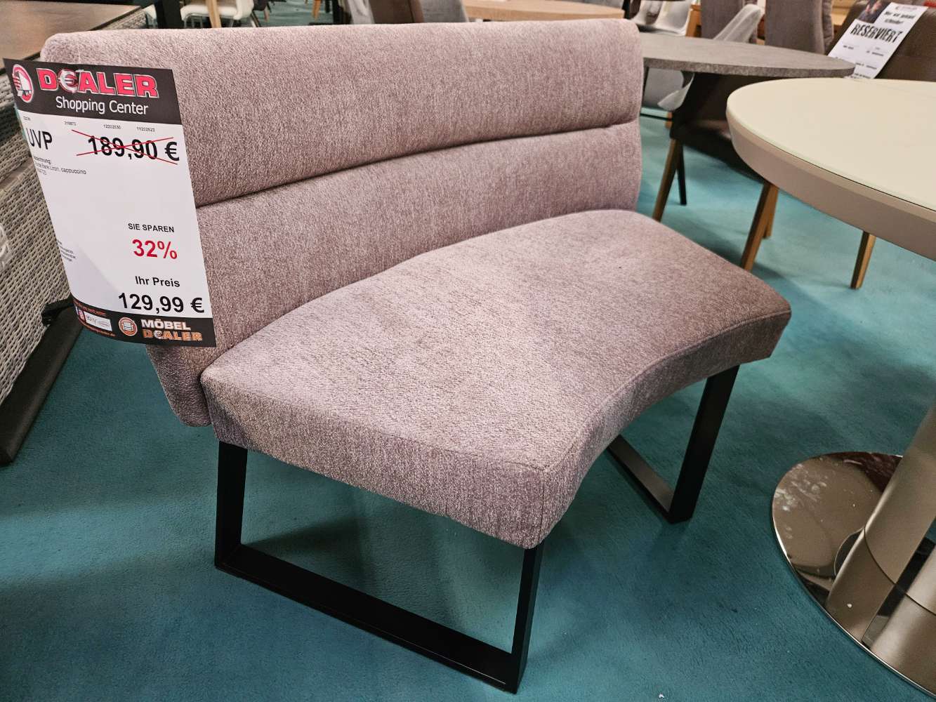 Bank Küche rund Liron Cappuccino statt 189,90€