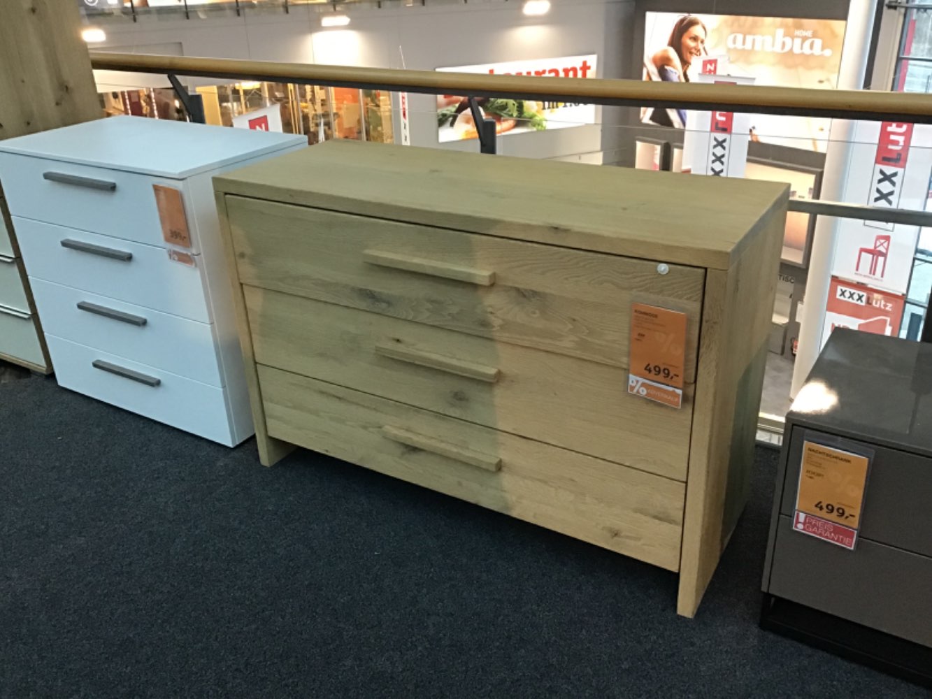 XXXLutz Ausstellungsstück Möbel Kommode Cessa Wildeiche natur