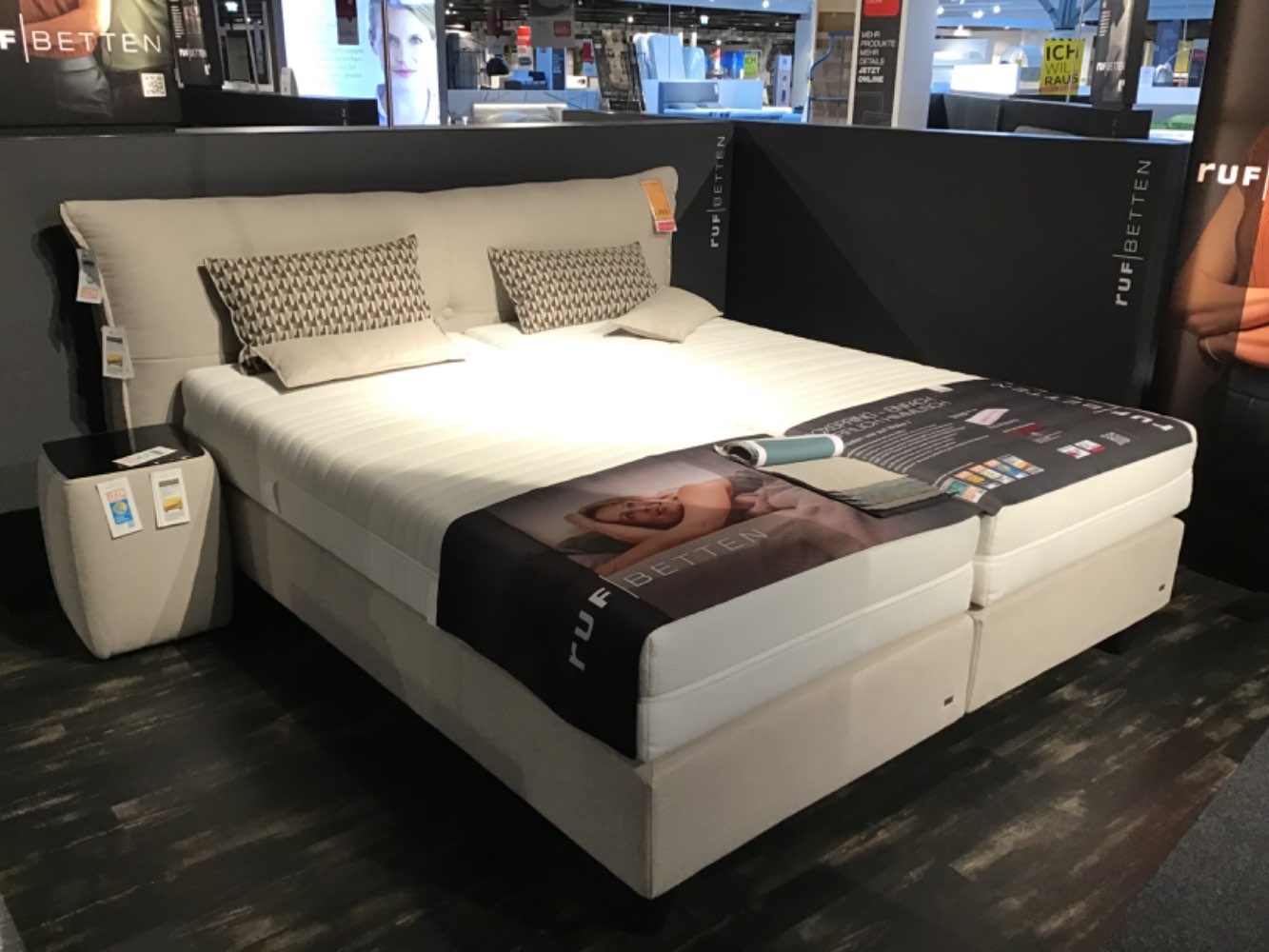 XXXLutz Ausstellungsstück Möbel Boxspringbett Senta beige