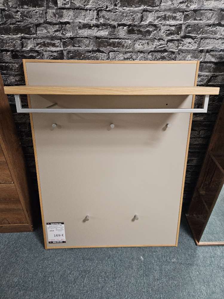 Garderobenpaneel Tiba Eiche Bianco statt 279€